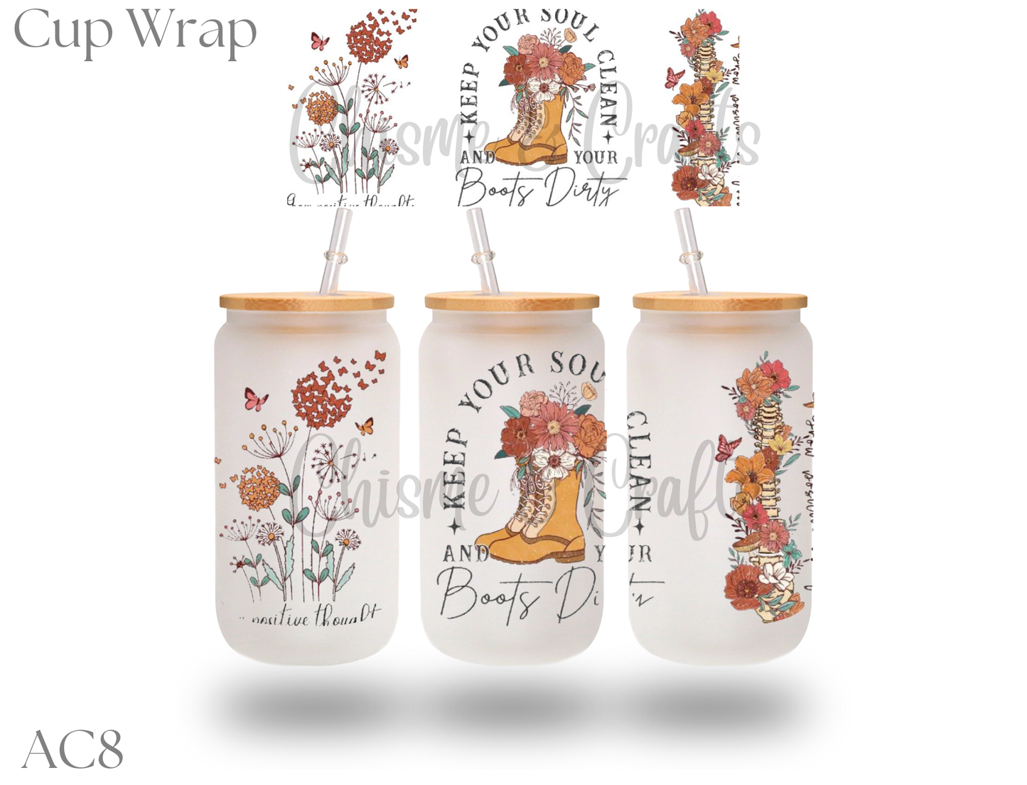 Dirty Boots Cup Wrap