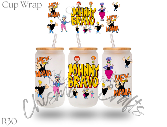 Johnny Bravo Cup Wrap