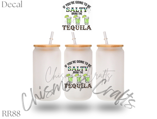 Bring Tequila Cup Decal