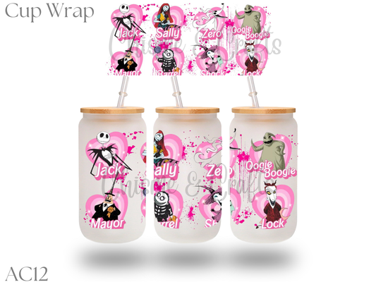 Hallo-Pink Cup Wrap