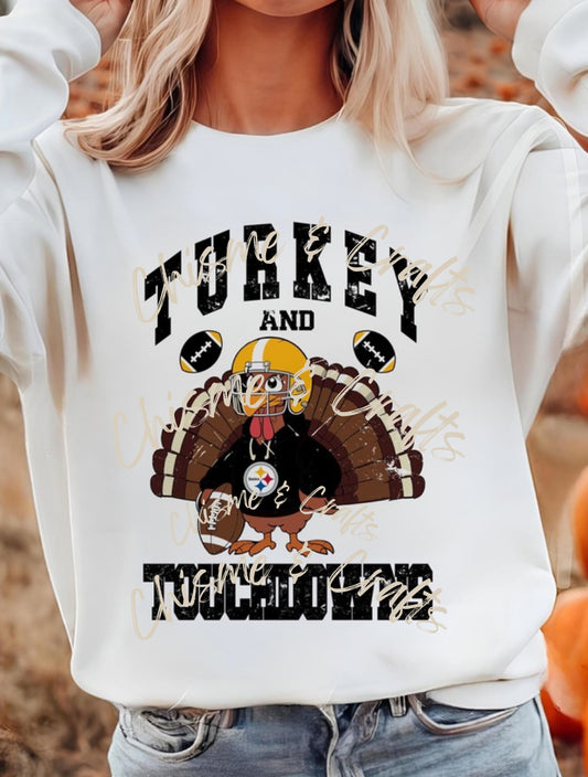 Turkey Football DTF Shirt Transfer