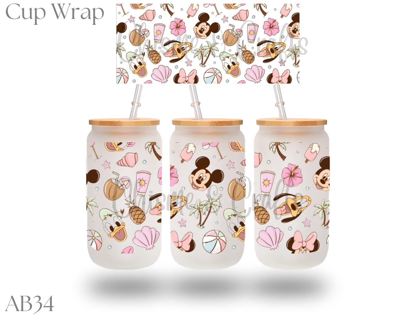 Beach Day Cup Wrap