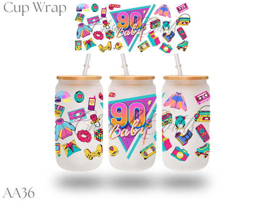 90s Baby Cup Wrap