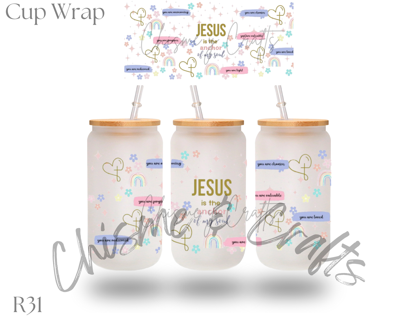 Jesus is the Anchor Cup Wrap