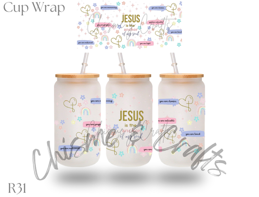 Jesus Anchor Cup Wrap