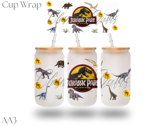 Jurassic Park Cup Wrap