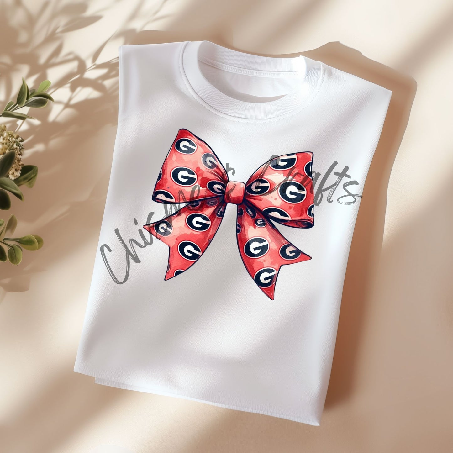 Georgia “G” Bow DTF Shirt Transfer