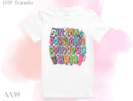 Adult Passenger Princess Era DTF Shirt Transfer