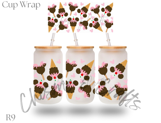 Mickey Ice Creams Cup Wrap