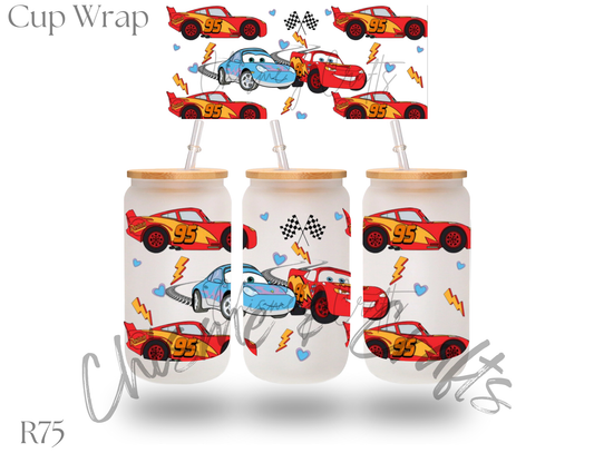 Cars Cup Wrap