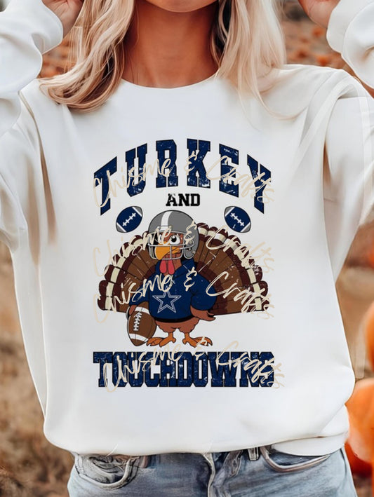 Turkey Football DTF Shirt Transfer