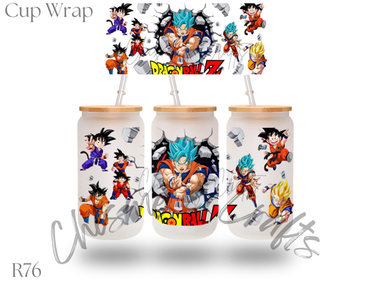 Dragon Ball Z Cup Wrap