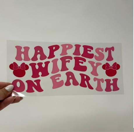 Happiest Wifey Cup Wrap