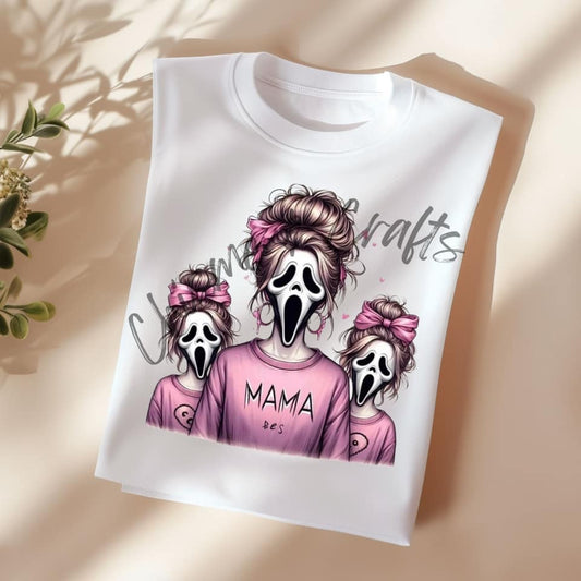 Ghostface Mama DTF Shirt Transfer