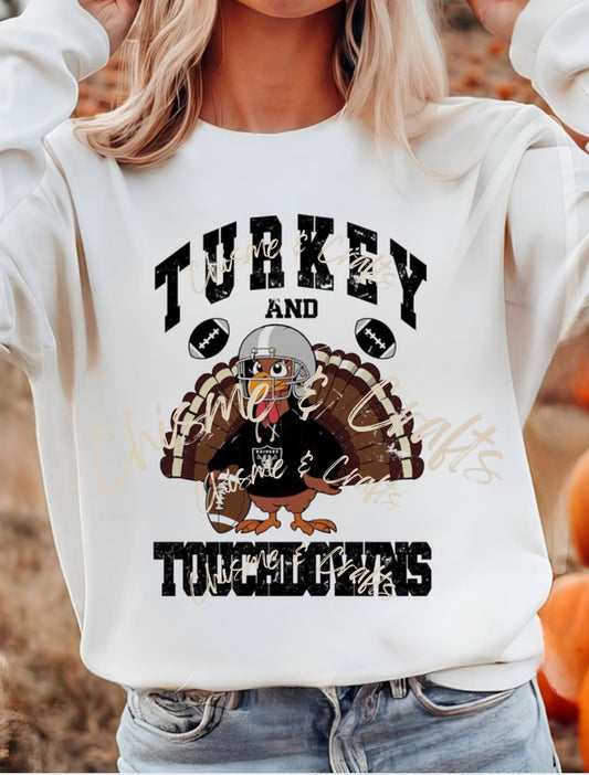 Turkey Football DTF Shirt Transfer