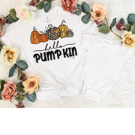 Hello Pumpkin DTF Shirt Transfer