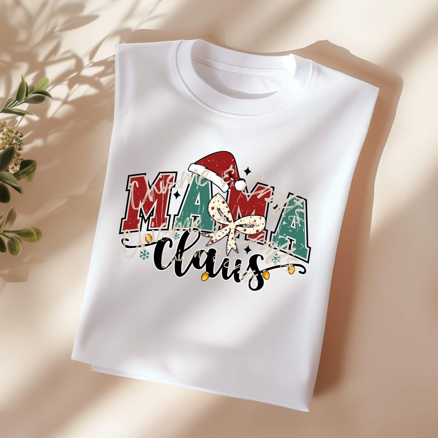 Mama Claus DTF Shirt Transfer (Pre-Sale)