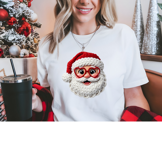 Faux Yarn Santa Transfer
