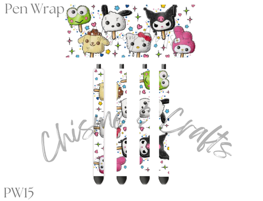 HK and Friends Ice Creams Pen Wrap