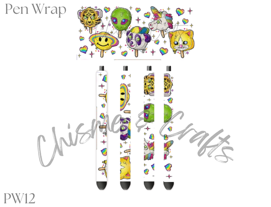 Lisa Frank Pen Wrap