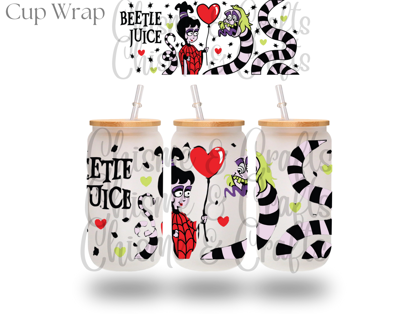 Beetlejuice Cup Wrap