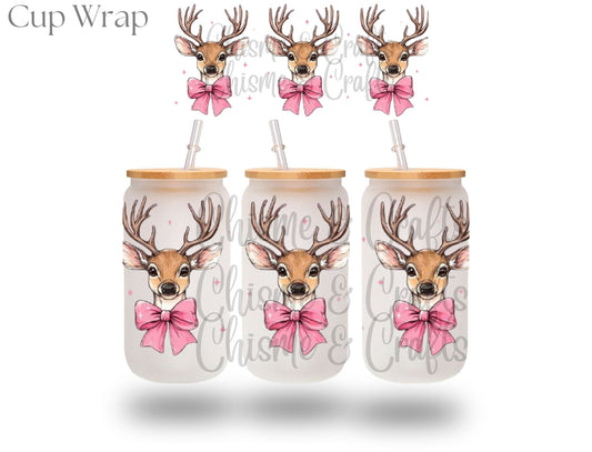 Christmas Doe Cup Wrap (Pre-sale)