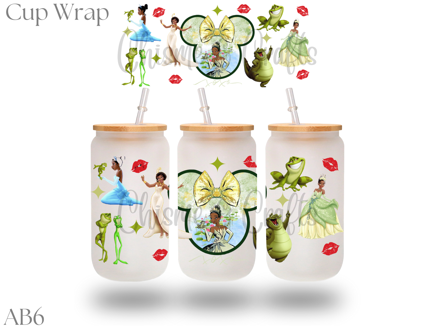 Princess and the Frog Cup Wrap