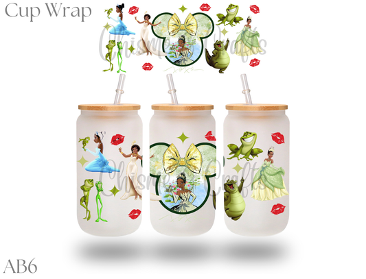 Princess and the Frog Cup Wrap