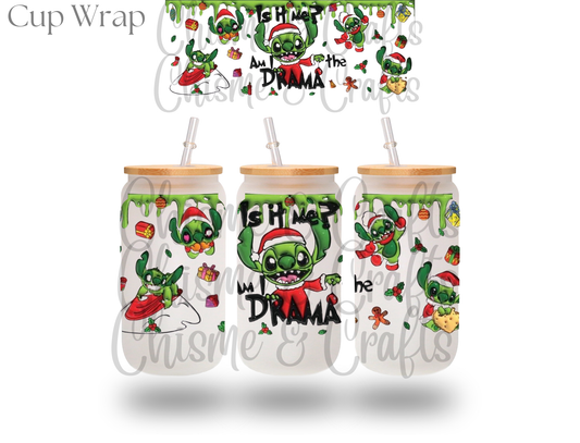 Stitch Christmas Cup Wrap