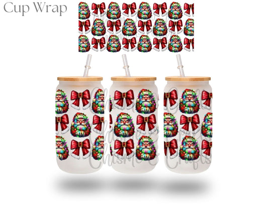 Mad Santa Coquette Christmas Cup Wrap (Pre-sale)