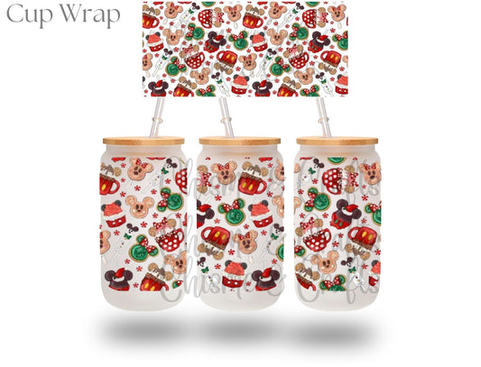 Christmas Mouse Snacks Cup Wrap (Pre-sale)