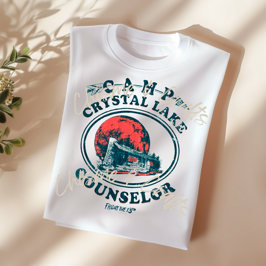 Camp Crystal Lake DTF Shirt Transfer