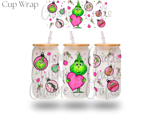 Gr!nchy Christmas Cup Wrap