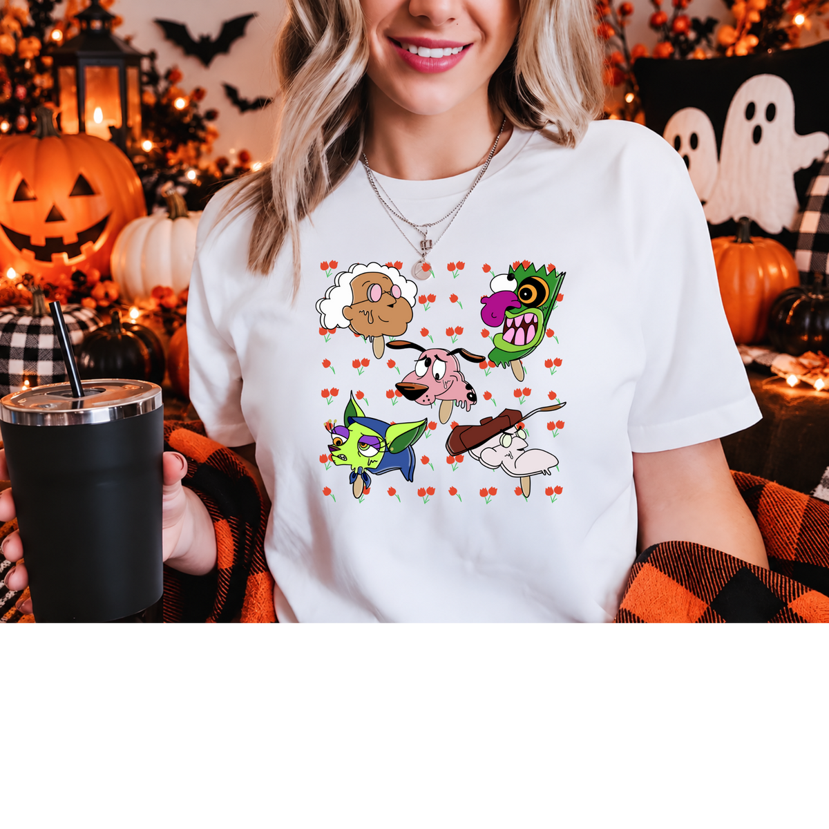 Courage Cowardly Dog Shirt Transfer