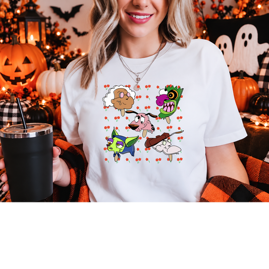 Courage Cowardly Dog Shirt Transfer