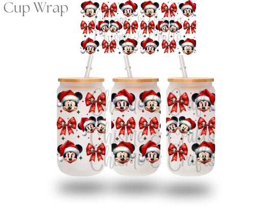 Mousey Christmas Cup Wrap (Pre-sale)