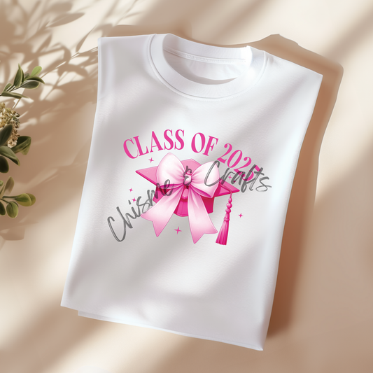 Class 2025 Pink DTF Shirt Transfer