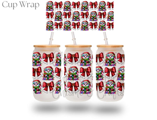 Coquette Grouchy Christmas Cup Wrap (Pre-sale)