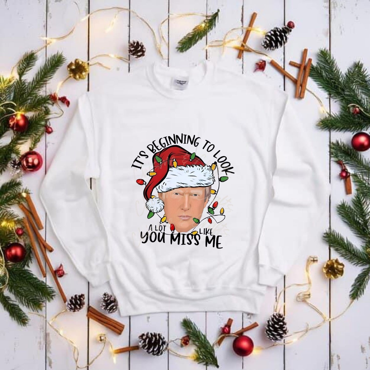 Pres Missed Me Christmas DTF Shirt Transfer