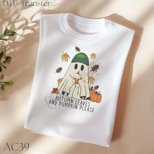 Pumpkin Please DTF Shirt Transfer