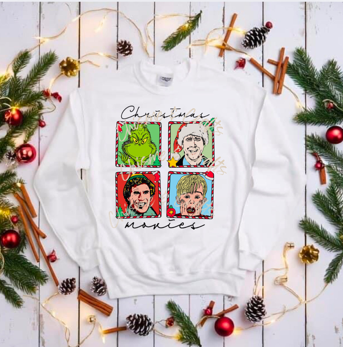 Christmas Movies DTF Shirt Transfer