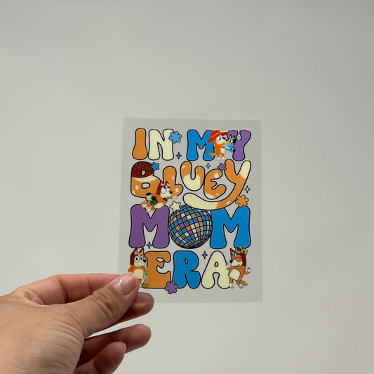 Bluey Mom Era Cup Decal