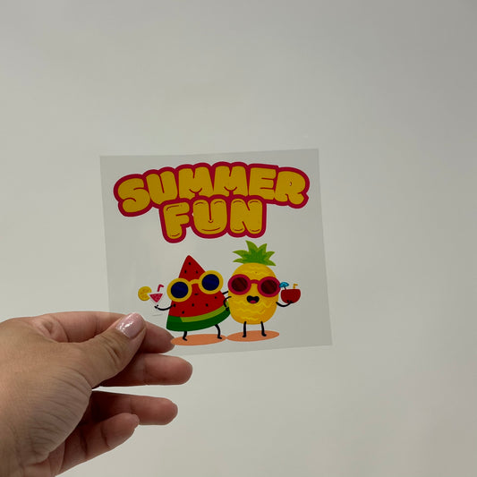 Summer Fun Cup Decal