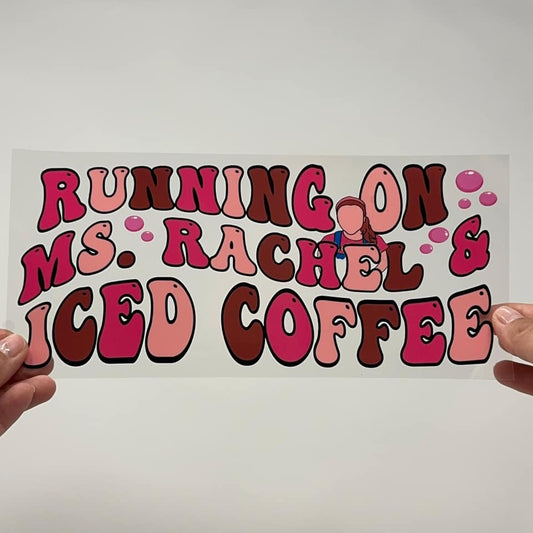 Ms. Rachel & Iced Coffee Cup Wrap